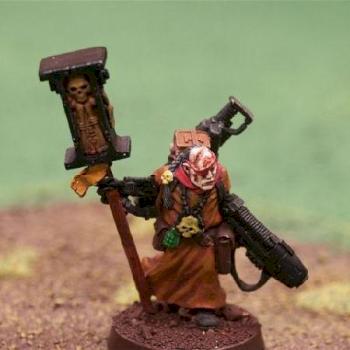 preacher/priest witch hunter by two heads talking