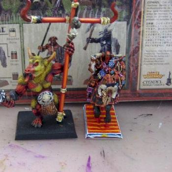 Minotaur and Chaosknight by Gorthaur26