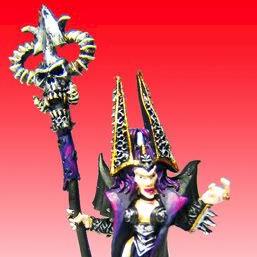 Dark elf Sorceress used as Bloodbowl Mage by hahnc77