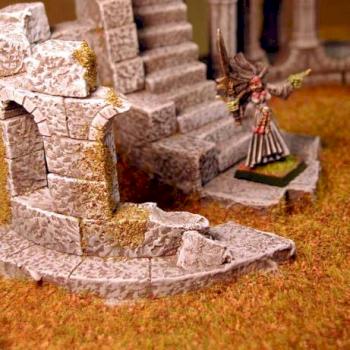 Tower Ruin by aku djinn