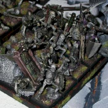 Weird shot of some Skeletons by Duckteasah