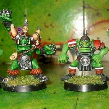 Blood Bowl Orc Team by KeyanSark