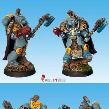 Space Wolves Rune Priest by MiG