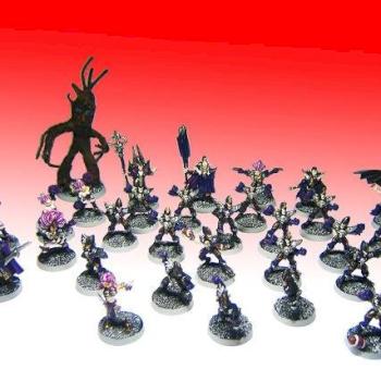 Complete Darkelf bloodbowl team by hahnc77