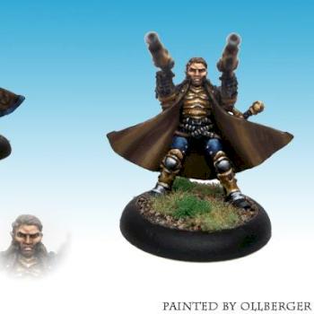 Allister Caine, face repainted by Ollberger