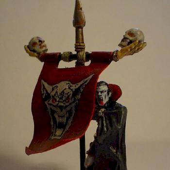 Von Carstein standart bearer by Aldarion