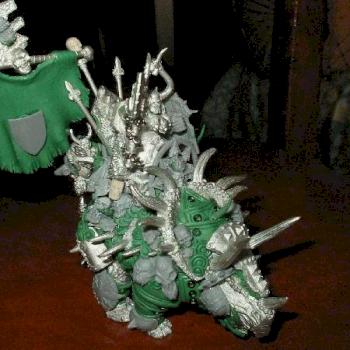 Khorne lord on Juggernaut WIP by NAVARRO
