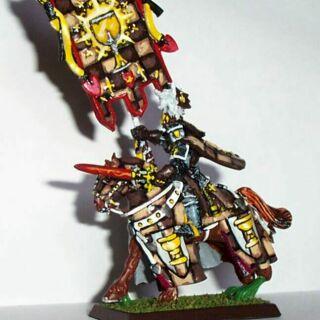 Bretonnian Army Standard Bearer *repost* by longbow