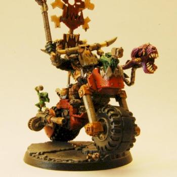 Warboss on a bike by anythingbutaone