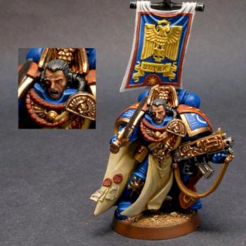 Space Marine Captain by farseer oliver