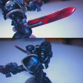 Space Marine Veteran Sergeant Nathaniel of the Grail Keepers by Rogan