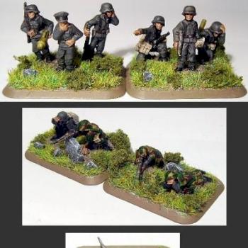 Flames of war German Sturmkompanie HQ & Snipers by E616