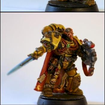 Imperial Fist Commander by Guber