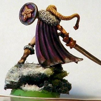 Freya Rear shot Reaper Viking girl by terrainmonkey