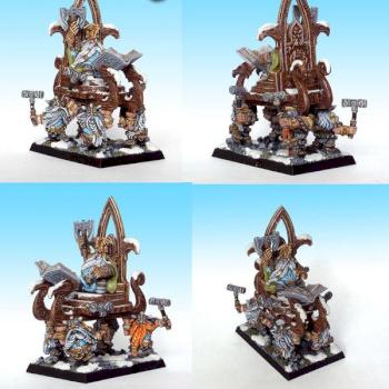 King Thorgrim on Throne Dwarfs King by DiaConUparty