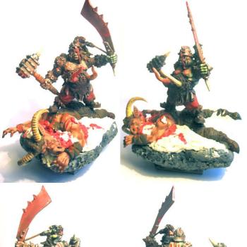 Ogre tiran battle collage by sadness