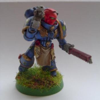Tactical squad Ultramarine sergeant by kerrigan