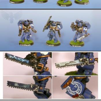 Ultramarine Assault Squad by thatguyjames