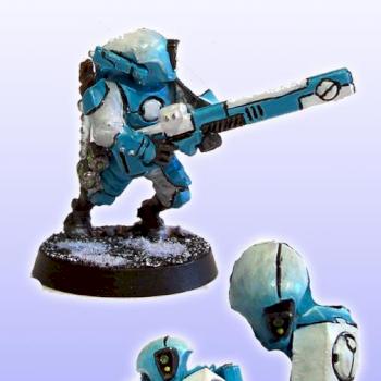 Competition Winning: Tau Firewarrior sept by 40kdarkangels