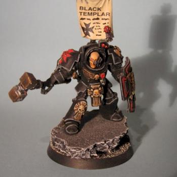 Black templar terminator captain by johnny889