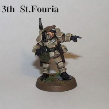 Imperial Guard Officer in Carapace Armour by unruler