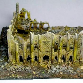 Epic 40K Ruined Building by vikotnik