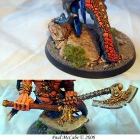 Khornate Daemon Prince by bilewinters