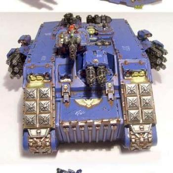 Ultramarines Land Raider Crusader by DarkLostSoul