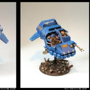 Ultramarines Land Speeder by Volemak