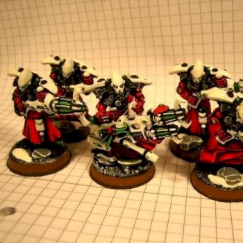 Eldar Warpspiders conversion by Sachiel