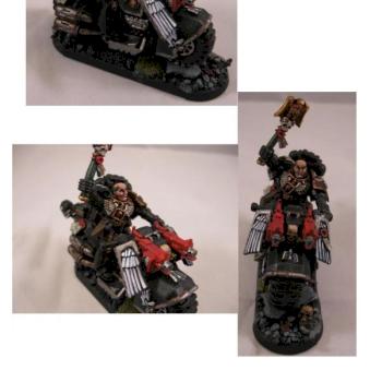 Space Marine Chaplain on Bike by Grimjaw