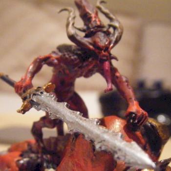 bloodcrusher rider close up by master of the hawks