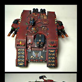 Forgeworld BloodAngels LandRaider by yeoldemodelshoppe