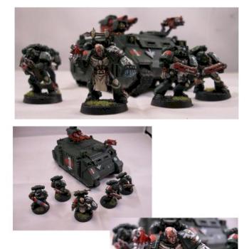 Dark Angels Squad with Razorback by Grimjaw