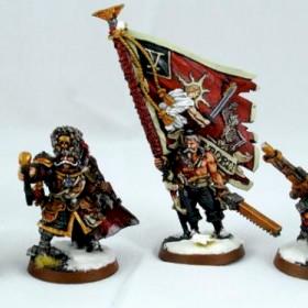 Vostroyan Command Squad by Shep likes painting