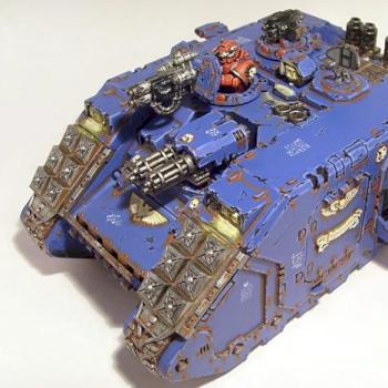 Ultramarines Land Raider Crusader (more high resolution) by DarkLostSoul