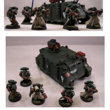 Dark Angels Squad With Razorback 2 by Grimjaw