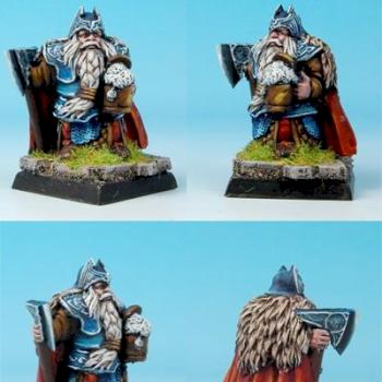 Dwarf Lord 28mm Scibor Monstrous Miniatures by rene