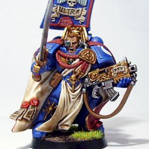 Space marines Ultramarines Captain by E616