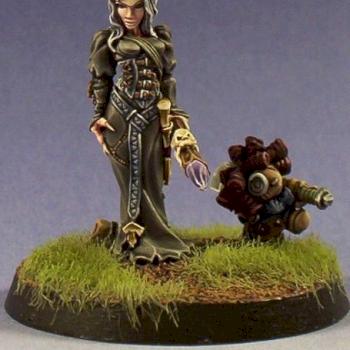 Hyrekia, Elf Sorceress by bushido