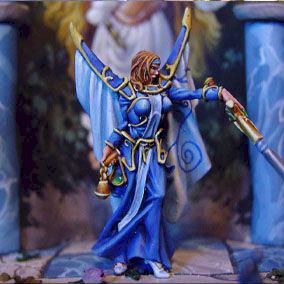 View #2 Pythia Of Azael on scupted base by James by Wappellious