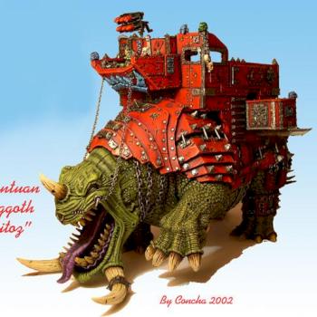 Gargantuan Squiggoth Ork by Concha
