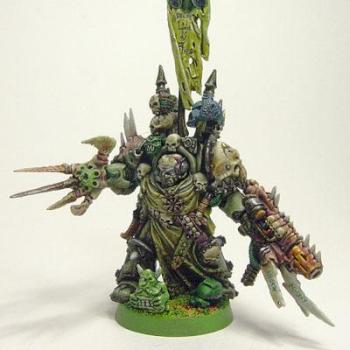 Chaos lord of Nurgle in terminator armour by JacquesAlexandre