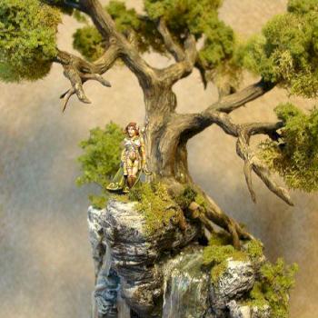 View #3 Amyrith Elmlighter on sculpted base by James by Wappellious