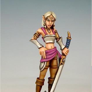 Si'Rene: Elven Warrior by SJB