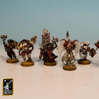 Axl and Blood Templar Command Squad by Nicholas Roche