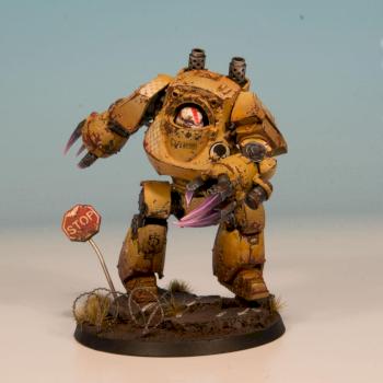 "Ancient Chyron, Lamenters Contemptor Dreadnought" by Johnathan Ho