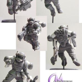 Cadian Droptroopers by mauvia