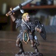 Elf warrior/duskblade by AbeSimpson