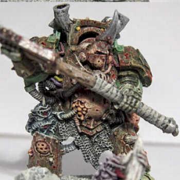 Typhus, The Traveller, Herald of Nurgle, Host of the Destroyer Hive by Matyilinko